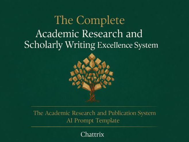 The Complete Academic Research and Scholarly Writing Excellence System
