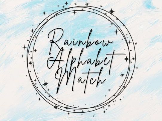 Rainbow Letter Match