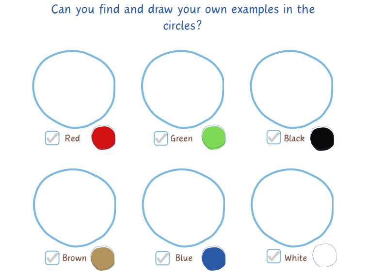 EYFS Outdoor Colour Scavenger Hunt