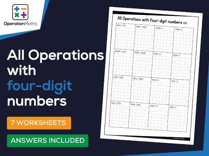 All Operations with four-digit numbers