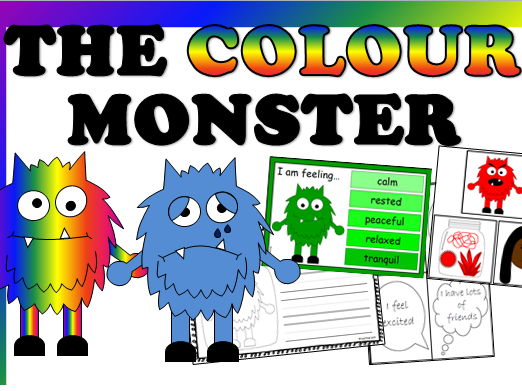 The Colour Monster book activities feelings and emotions- Color Monster
