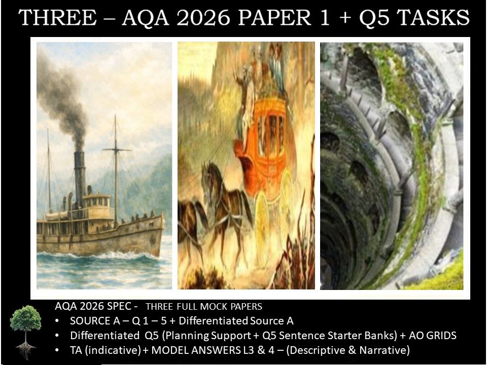 THREE - PAPER 1 | 2026 FULL MOCKS | Q5 TASKS