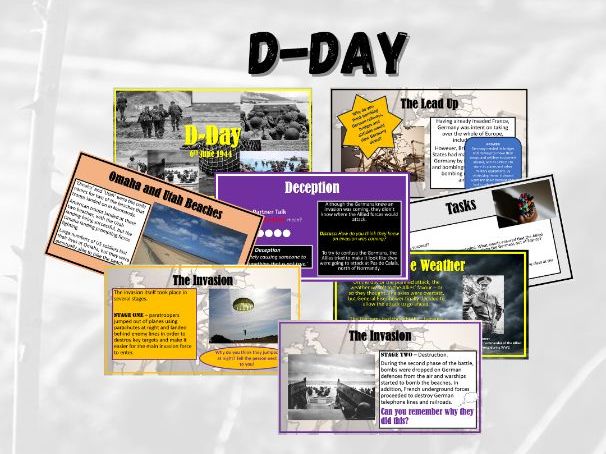 'D-Day' Lesson and Resources (WW2)