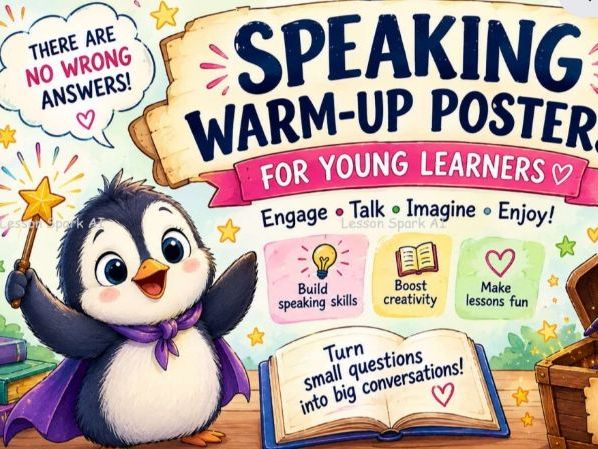 Speaking Warm-Up Posters ESL