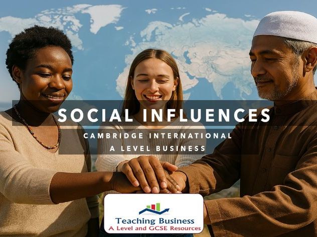 CAIE Business - 6.1.3 Social Influences