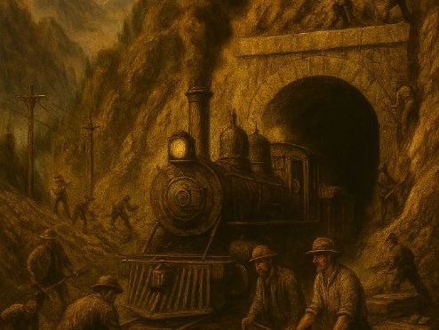 VOCABULARY   HOW DID TRAINS GET PAST THE ROCKIES?????