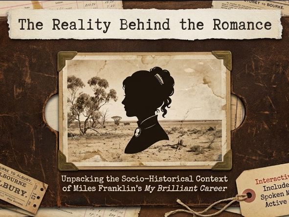 My Brilliant Career Novel Social Historical Context Activities Senior