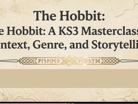 The Hobbit Novel Study Social Historical Context Learning Activities English