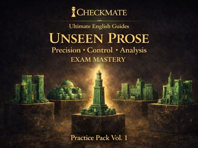 Unseen Prose Practice Pack (GCSE English Language) — Model Answers & Analysis | CHECKMATE Foundation