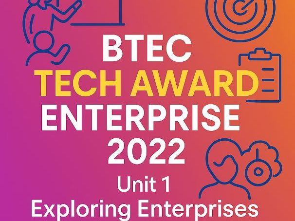 BTEC Tech Award Enterprise  - Unit 1 (Powerpoint Set)