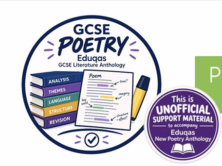 NEW Eduqas Poetry 2027 Spec Revision Pack