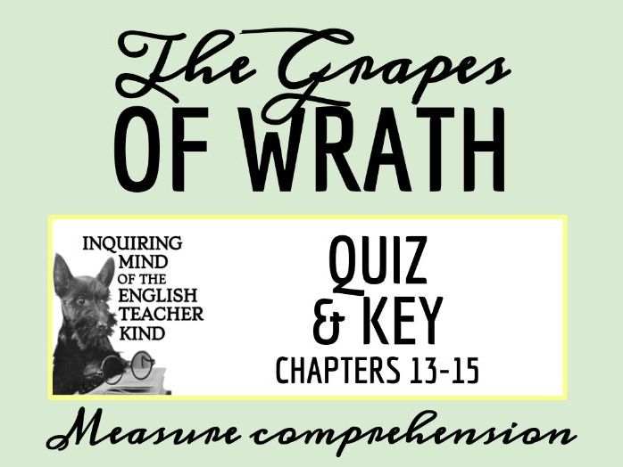The Grapes of Wrath Assessment Bundle Teaching Resources