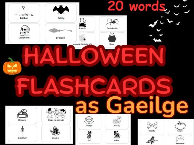 Oíche Shamhna Halloween Flashcards