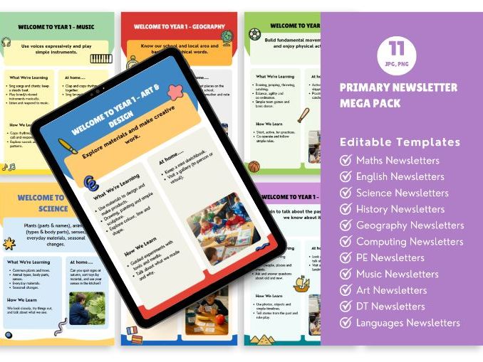 Art Primary Curriculum Overview Pack Y1-Y6