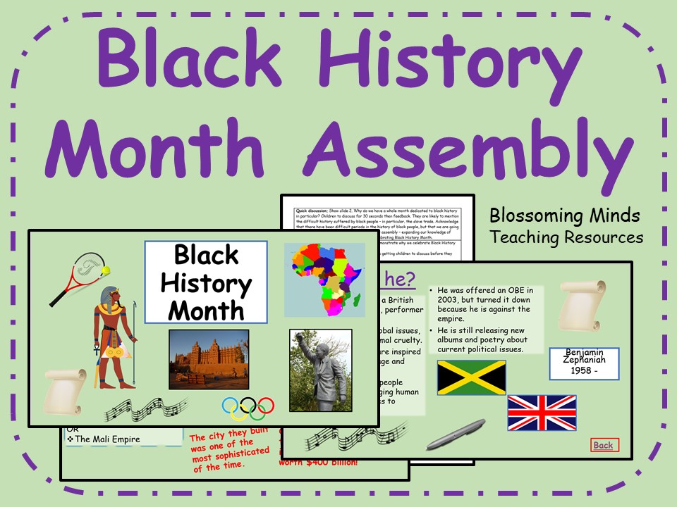 black history month homework ks2