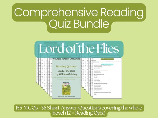 Lord of the Flies Reading Quizzes – The Whole Novel | A-Level English