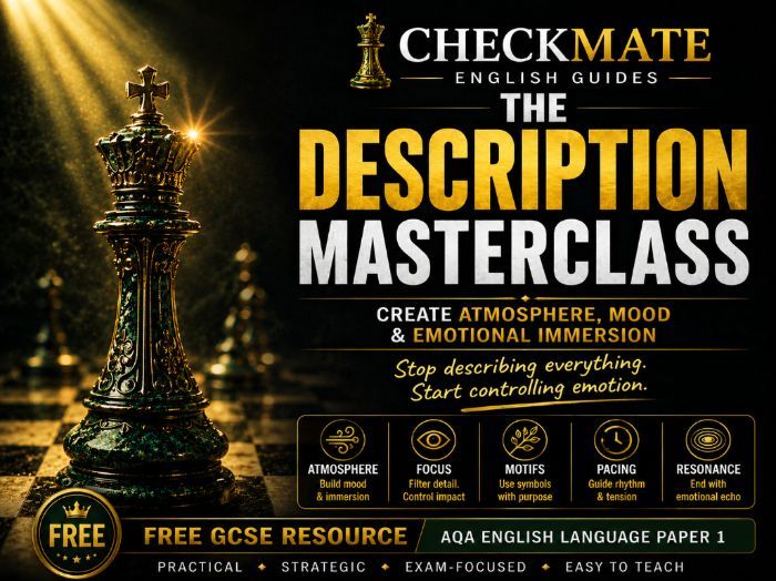 The Description Masterclass AQA GCSE English Language Paper 1 Create Atmosphere, Mood & Emotional Im