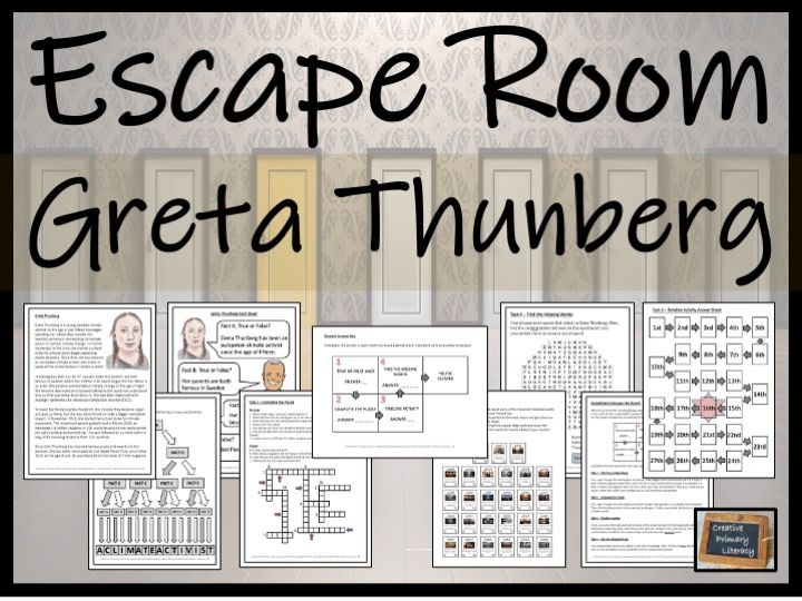 Greta Thunberg Escape Room Activity