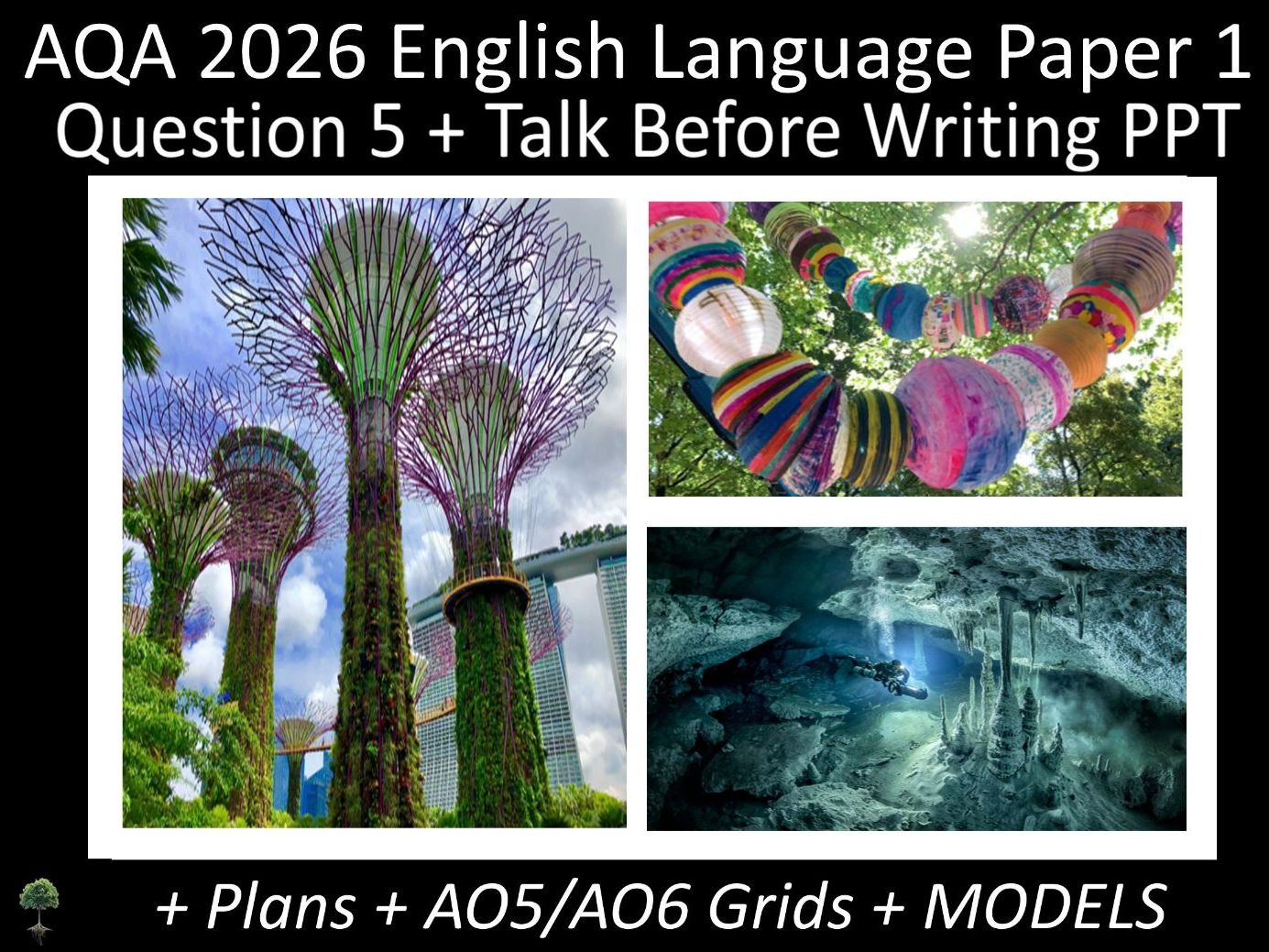 Three Question 5 - AQA 2026 English Language Paper 1| Oracy, Plans, AO Grids, Models + PPT