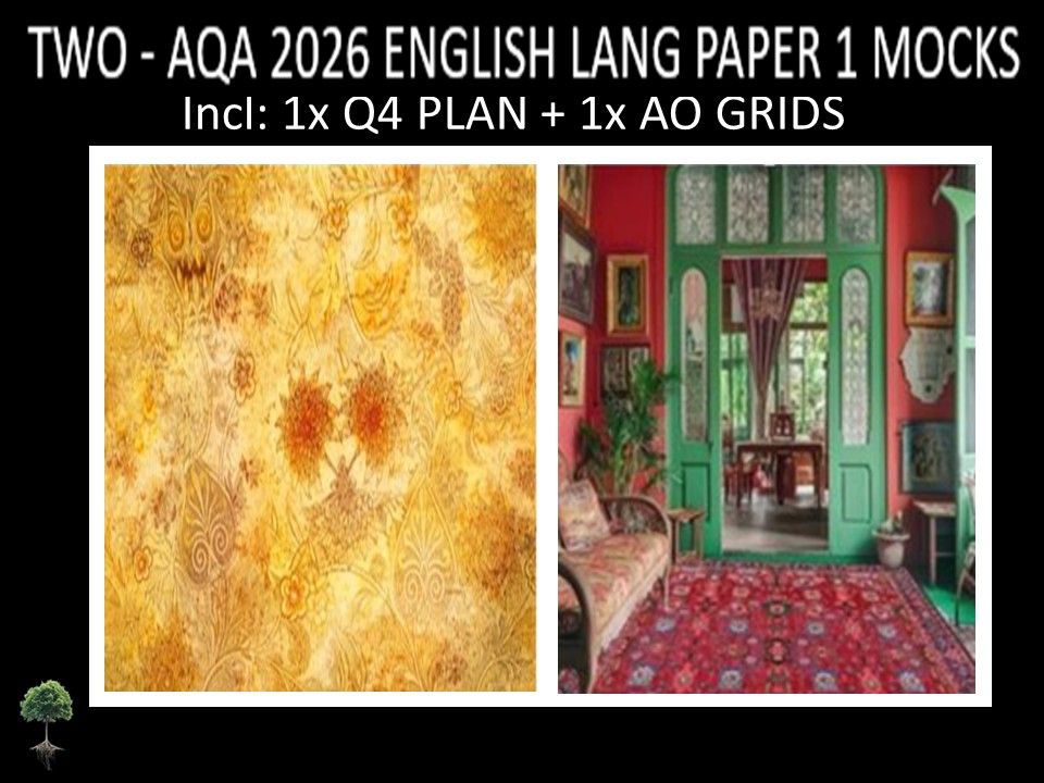 TWO - AQA PAPER 1 | 2026 FULL MOCKS | Q4 PLAN | AO GRIDS