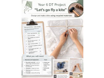 DT Project: Design & Make a Kite Using Recycled Materials