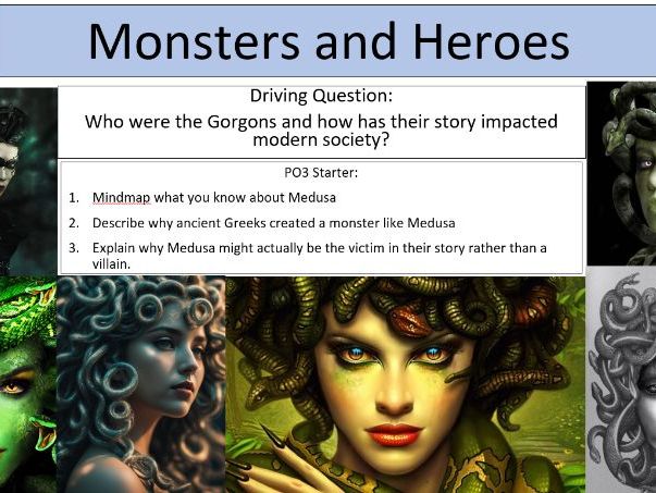 KS3 Classics: The Gorgons & Medusa – Myth, Monsters and Modern Influence