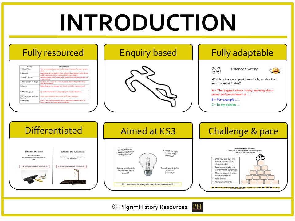 KS3 Crime and Punishment: Introduction to Crime and Punishment (FREE Lesson)