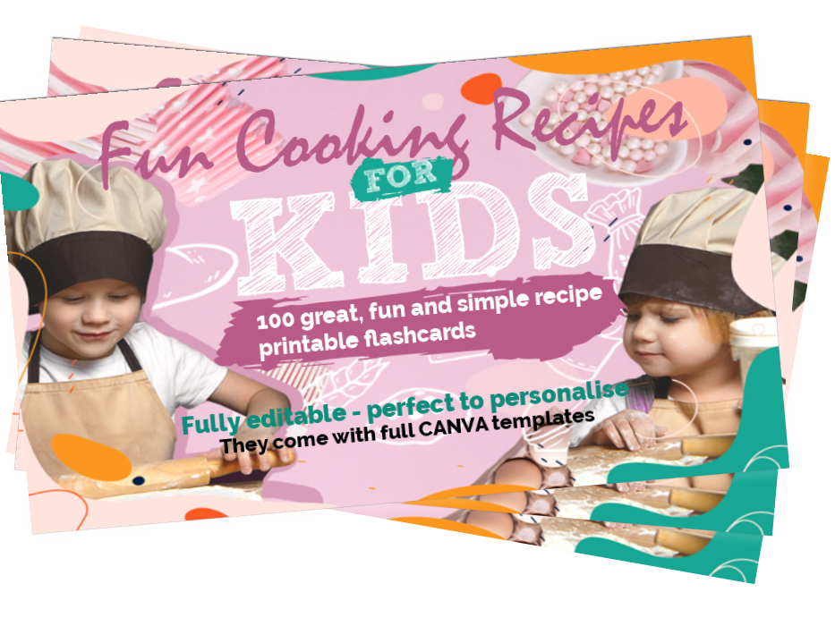 Kids fun cooking recipe activities for KS2 and over