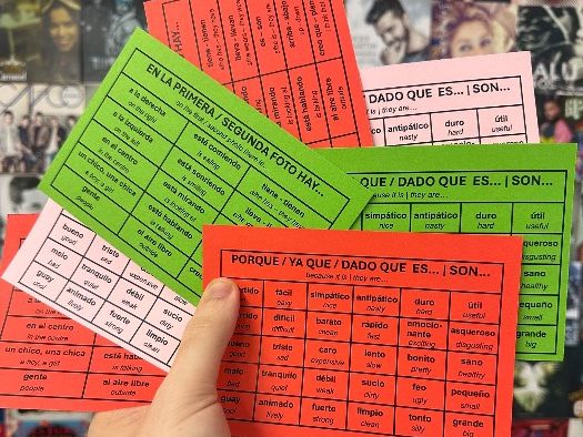 SPANISH SPEAKING REVISION CARD