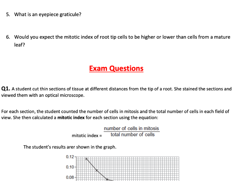 AQA Cell Structure Independent Study Booklet Bundle (Topic 2)