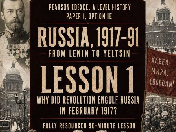 Russia 1917-91 Lesson 1: Why did revolution engulf Russia in February 1917?