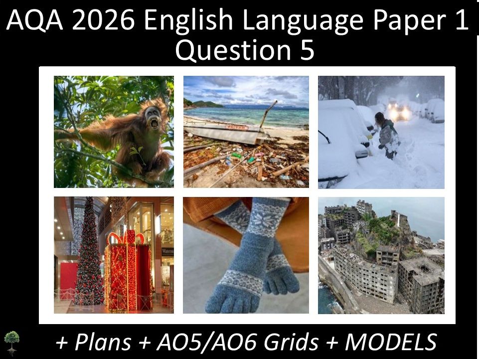 Six Question 5 - AQA 2026 GCSE English Language Paper 1 | Plans, AO Grids, Models