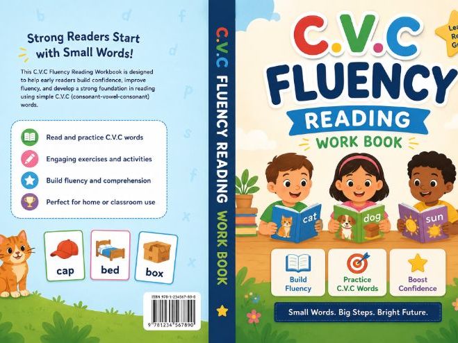 CVC Fluency ワークブックセット C.V.C FLUENCY READING WORKBOOK | Teaching Resources