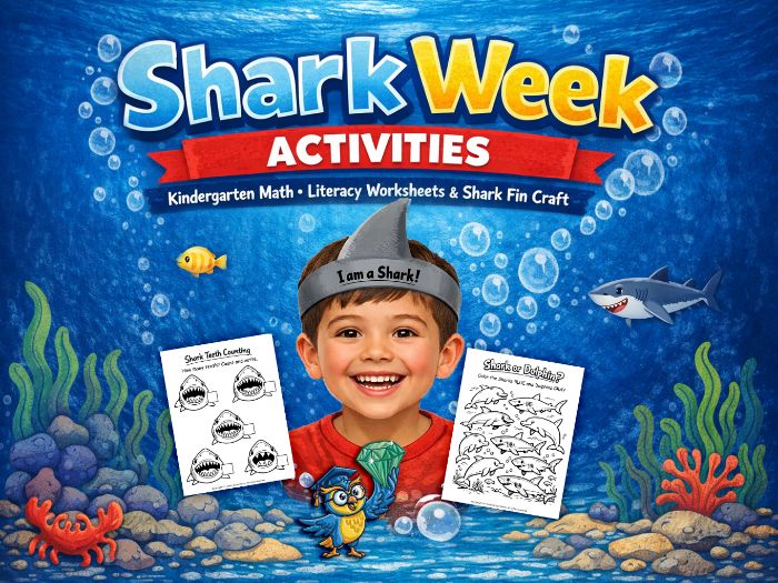 Shark Week Kindergarten Activities