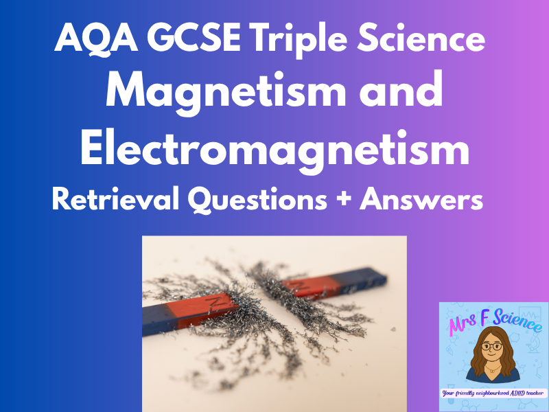 AQA GCSE Triple Physics Magnetism & Electromagnetism Retrieval Questions