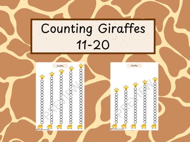 Counting Giraffes 11-20