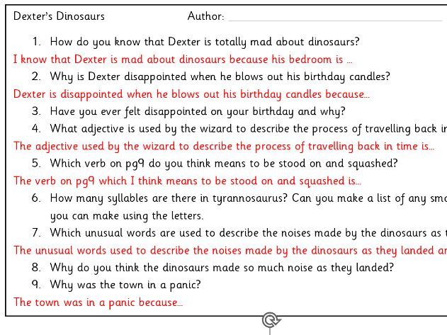 Dexter's Dinosaurs