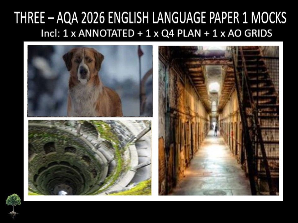 THREE - AQA PAPER 1 | 2026 FULL MOCKS | ANNOTATED | Q4 PLAN | AO GRIDS