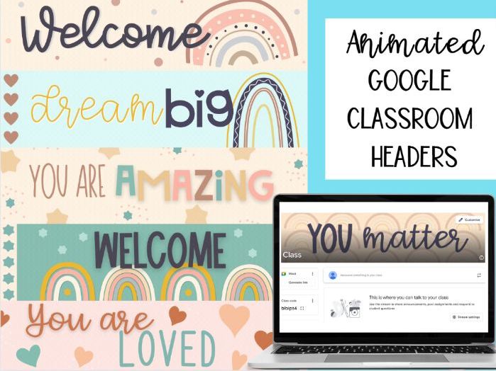 free-boho-animated-google-classroom-headers-with-positive-messages