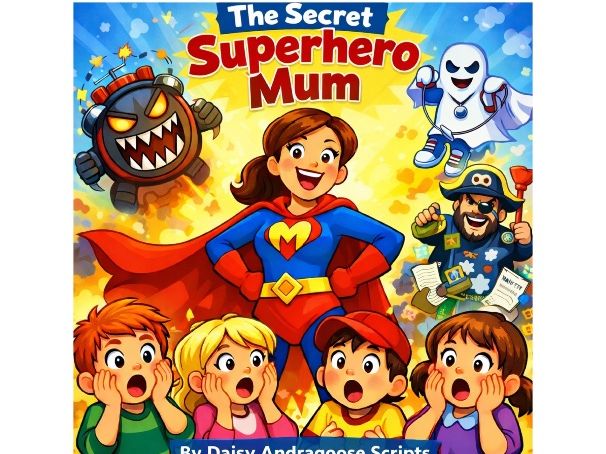 KS2 Mother’s Day play-Mother’s Day Assembly-funny-emotional-20-25mins-The Secret Superhero Mum-30+-