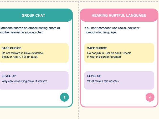 Anti-Bullying Scenario Cards | What Would You Do? | PSHE, SEMH & Tutor Time