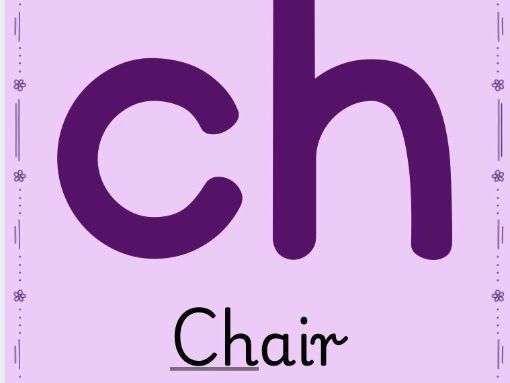 Phonics digraph posters