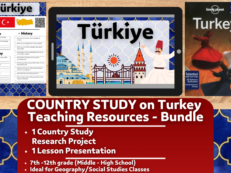 Country Study Teaching Resources - Turkey - Social Studies + Geography