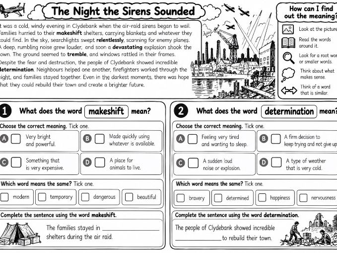 Clarifying assessment - differentiated 1st/2nd level