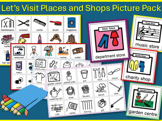 Let's Visit Places and Shops Picture Pack