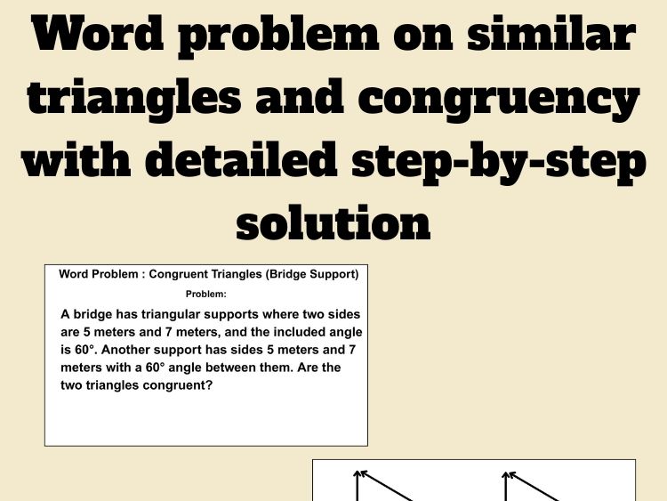 similar triangles word problem worksheet
