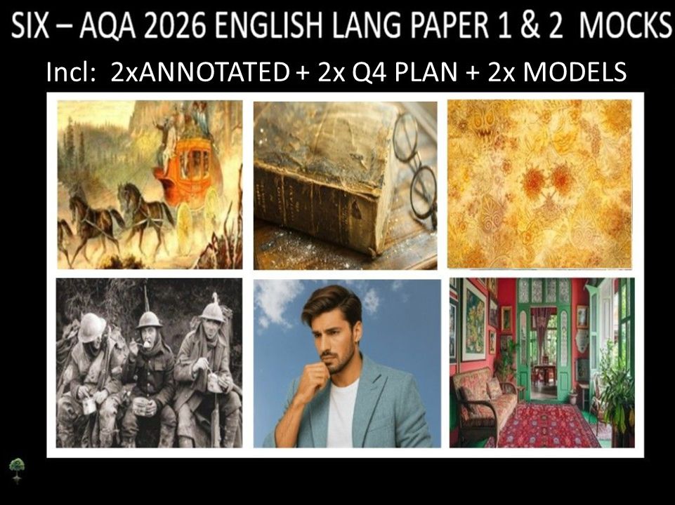 SIX - AQA PAPER 1 & 2 | 2026 FULL MOCKS | ANNOTATED | Q4 PLAN | MODELS