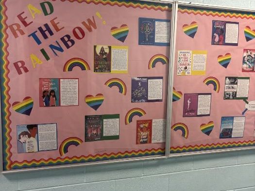 Classroom or Corridor display - 'Read the Rainbow'