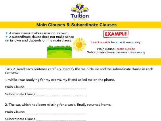 15. Year 5 - Reading Comprehension & Grammar