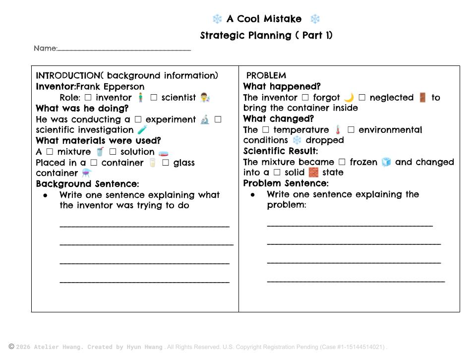Expository Writing Grade 5 Module 1: "A Cool Mistake"